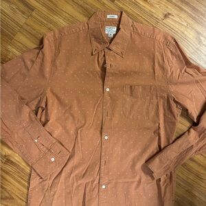 J. Crew Men's Terracotta Casual Shirt